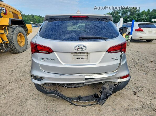 5XYZTDLB7HG462550 2017 HYUNDAI SANTA Silver Հետևի տեսք
