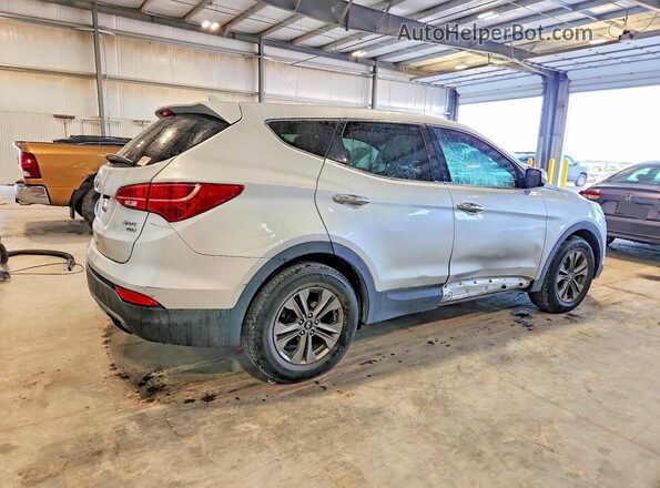 5XYZTDLB8GG318794 2016 HYUNDAI SANTA Silver Rear right