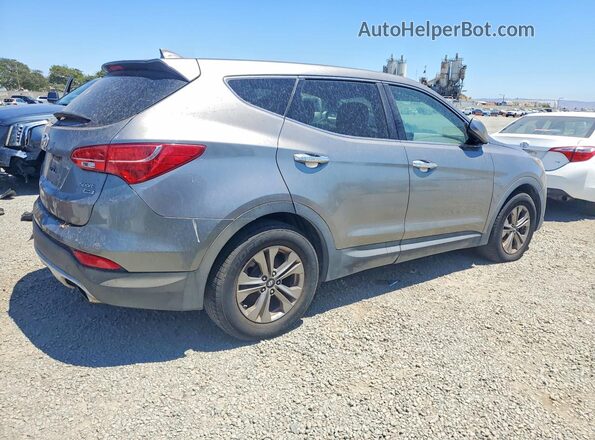 5XYZTDLB8GG322103 2016 HYUNDAI SANTA Gray Rear right