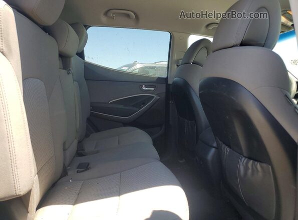 5XYZTDLB8GG322103 2016 HYUNDAI SANTA Gray Rear interior view