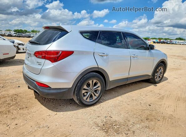 5XYZTDLB8GG342013 2016 HYUNDAI SANTA Серебряный Задняя правая четверть