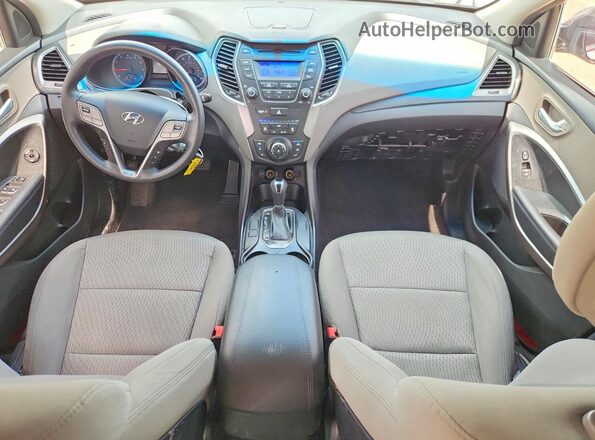 5XYZTDLB8GG342013 2016 HYUNDAI SANTA Серебряный Вид панели приборов