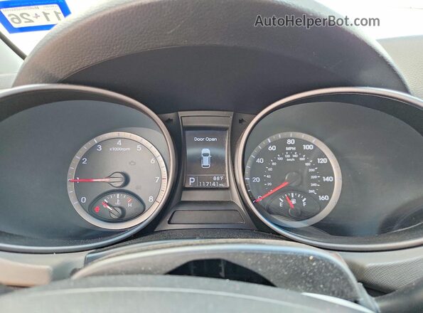 5XYZTDLB8GG342013 2016 HYUNDAI SANTA Серебряный Вид щитка приборов