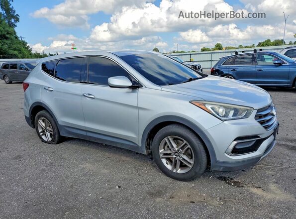 5XYZTDLB8HG430111 2017 HYUNDAI SANTA Silver Front right