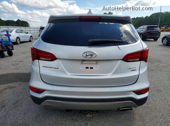 5XYZTDLB8HG430111 2017 HYUNDAI SANTA Silver Rear view
