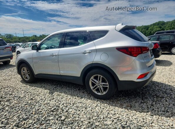 5XYZTDLB8HG442405 2017 HYUNDAI SANTA Gray Trasero izquierdo