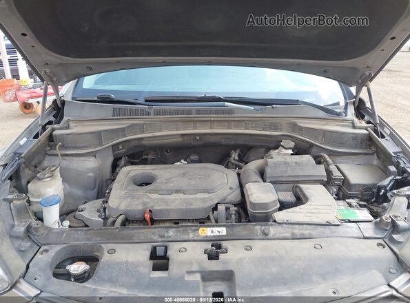 5XYZTDLB8JG523281 2018 HYUNDAI SANTA FE SPORT Gray Widok z tyłu