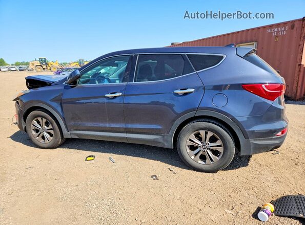 5XYZTDLB9GG323633 2016 HYUNDAI SANTA Gray Trasero izquierdo