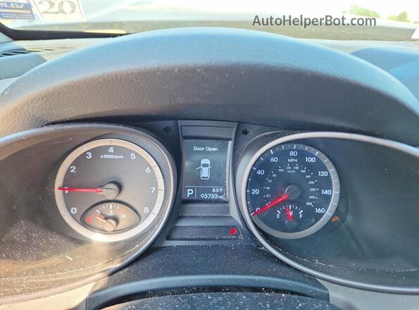 5XYZTDLB9GG323633 2016 HYUNDAI SANTA Gray Vista del cuadro de instrumentos