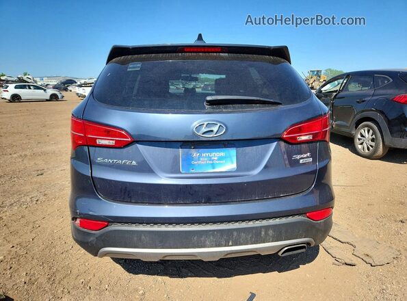 5XYZTDLB9GG323633 2016 HYUNDAI SANTA Gray Vista trasera