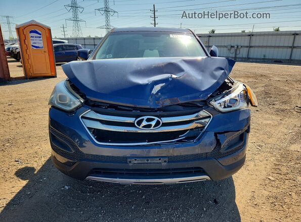 5XYZTDLB9GG323633 2016 HYUNDAI SANTA Gray Vista frontal