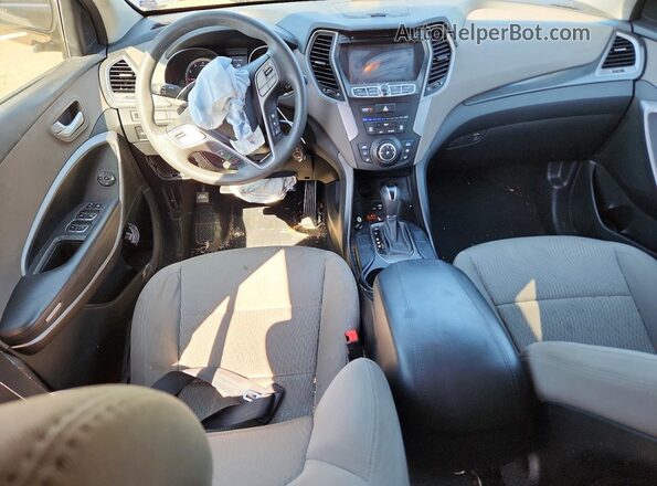 5XYZTDLB9GG323633 2016 HYUNDAI SANTA Gray Vista del salpicadero