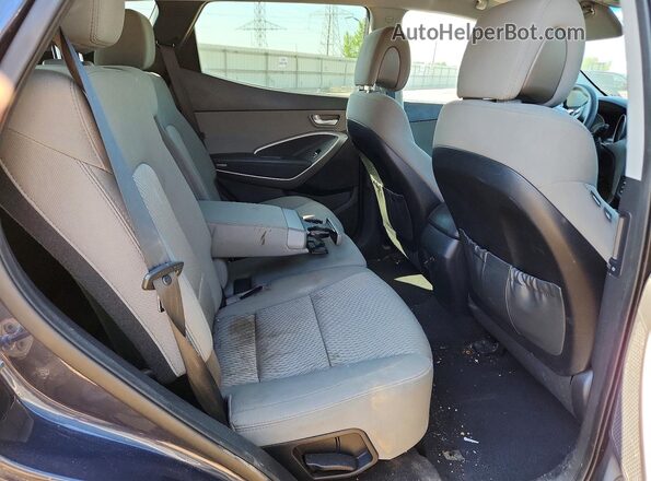 5XYZTDLB9GG323633 2016 HYUNDAI SANTA Gray Vista de los asientos traseros
