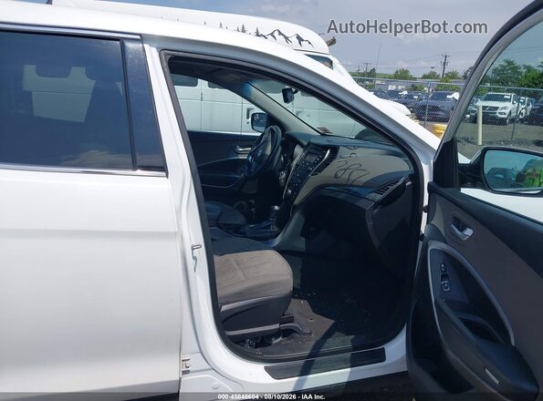 5XYZTDLB9GG353005 2016 HYUNDAI SANTA FE SPORT Белый Вид салона спереди