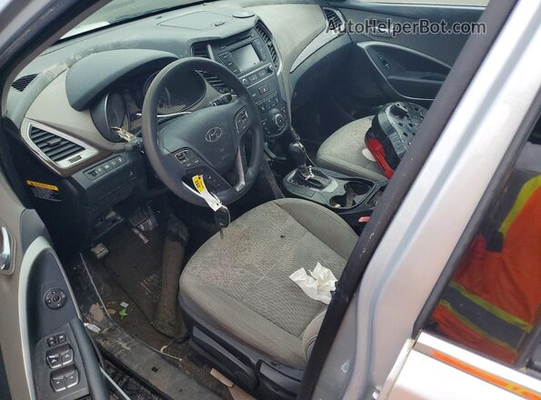 5XYZTDLB9HG408845 2017 HYUNDAI SANTA Silver Вид панелі приладів