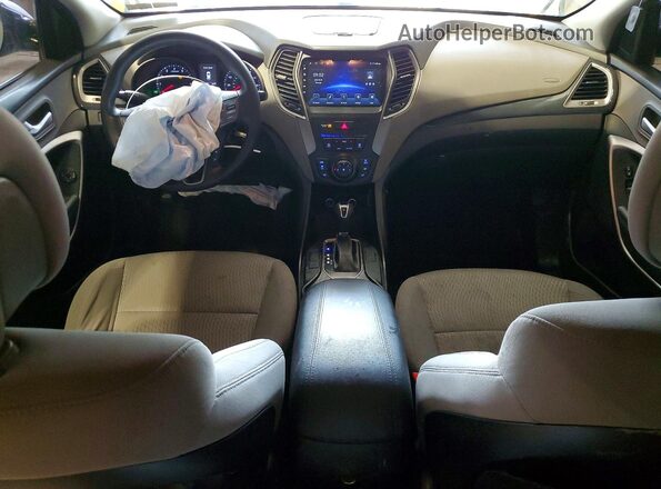 5XYZTDLBXGG321776 2016 HYUNDAI SANTA Silver Առջևի վահանակի տեսք