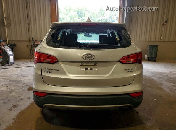 5XYZTDLBXGG321776 2016 HYUNDAI SANTA Silver Հետևի տեսք