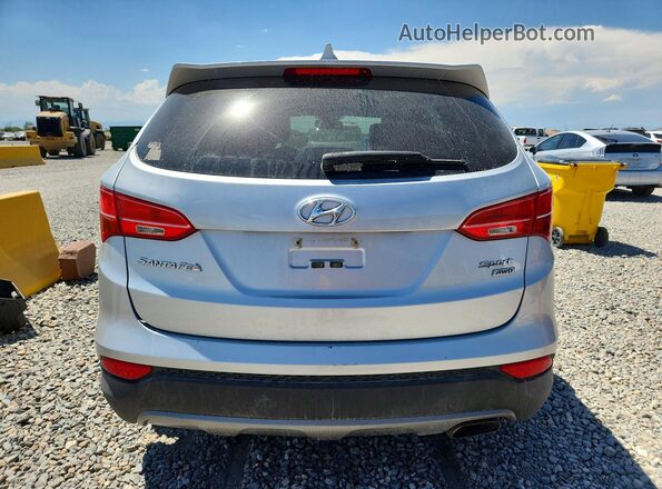 5XYZTDLBXGG326671 2016 HYUNDAI SANTA Silver Вид ззаду