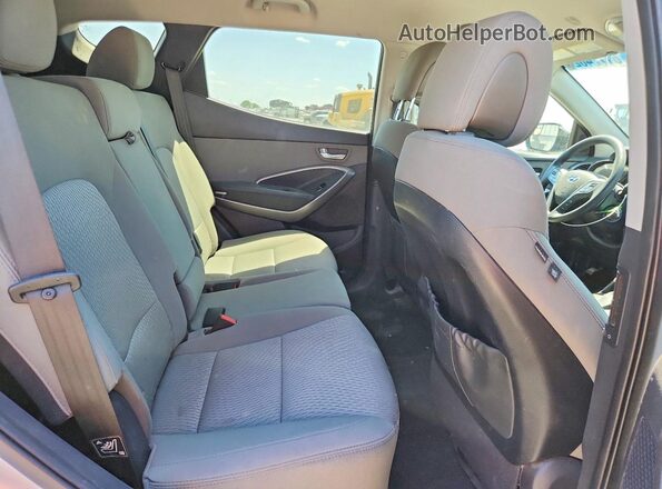 5XYZTDLBXGG326671 2016 HYUNDAI SANTA Silver Вид задньої частини салону