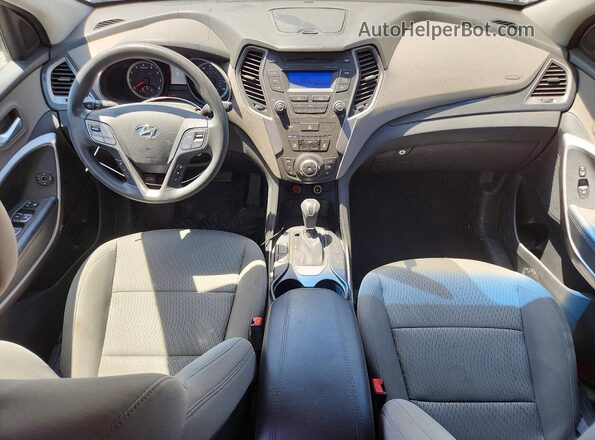 5XYZTDLBXGG326671 2016 HYUNDAI SANTA Silver Вид панелі приладів