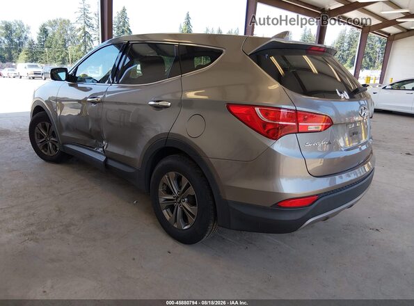 5XYZTDLBXGG349643 2016 HYUNDAI SANTA FE SPORT Brown Հետևի ձախ