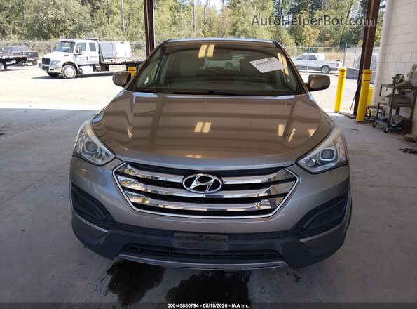 5XYZTDLBXGG349643 2016 HYUNDAI SANTA FE SPORT Brown Սարքավորումների վահանակի տեսք