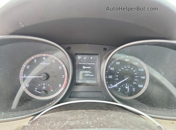 5XYZTDLBXHG442602 2017 HYUNDAI SANTA Оранжевый Вид щитка приборов
