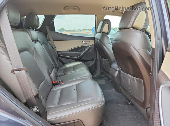 5XYZU3LB0HG464809 2017 HYUNDAI SANTA Gray Widok wnętrza z tyłu