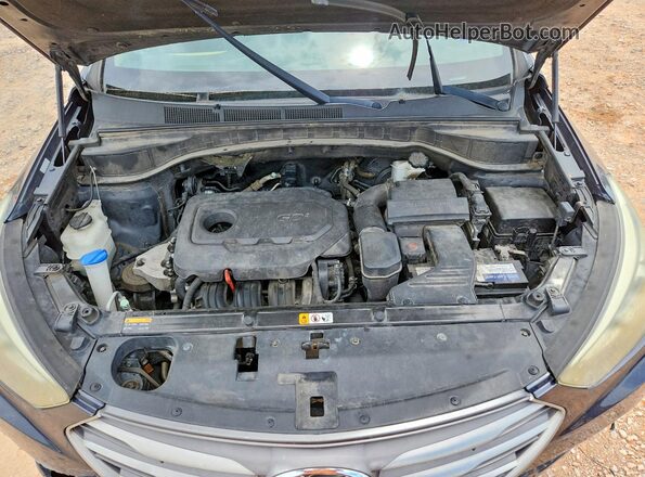 5XYZU3LB0HG464809 2017 HYUNDAI SANTA Gray Widok komory silnika