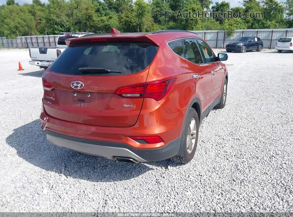 5XYZU3LB0HG486180 2017 HYUNDAI SANTA FE SPORT Orange Задня права чверть