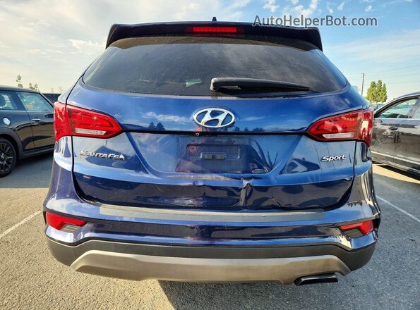5XYZU3LB0HG494974 2017 HYUNDAI SANTA Blue Հետևի տեսք