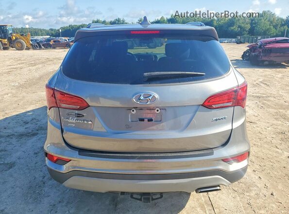 5XYZU3LB0JG551955 2018 HYUNDAI SANTA Gray Հետևի տեսք