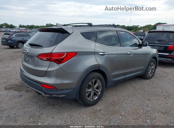 5XYZU3LB1GG313265 2016 HYUNDAI SANTA FE SPORT Gray Trasero derecho