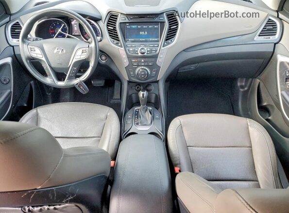 5XYZU3LB1GG315470 2016 HYUNDAI SANTA Black Вид панелі приладів
