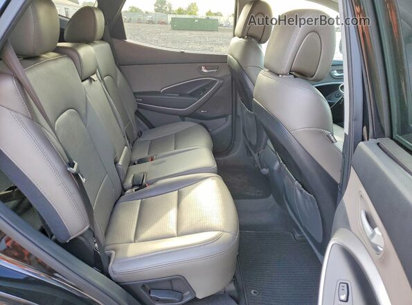5XYZU3LB1GG315470 2016 HYUNDAI SANTA Black Вид задньої частини салону