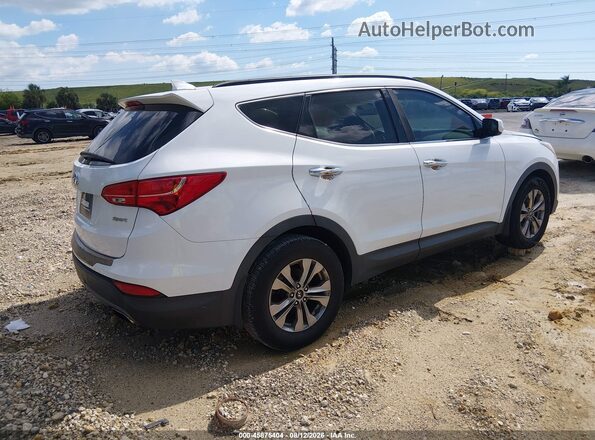 5XYZU3LB1GG347061 2016 HYUNDAI SANTA FE SPORT Белый Задняя правая четверть