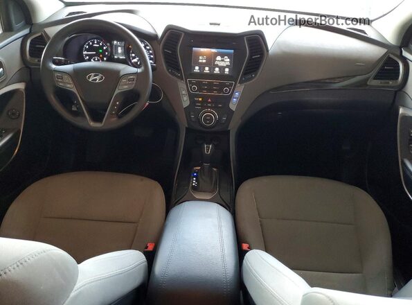 5XYZU3LB1HG426182 2017 HYUNDAI SANTA Gray Առջևի վահանակի տեսք
