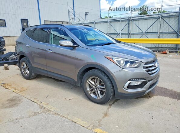 5XYZU3LB1JG570949 2018 HYUNDAI SANTA Silver Przód prawy