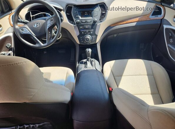 5XYZU3LB2GG311783 2016 HYUNDAI SANTA Gray Вид панелі приладів