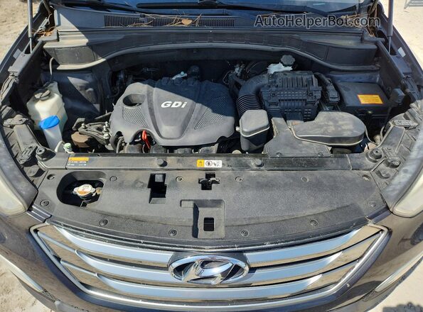 5XYZU3LB2GG311783 2016 HYUNDAI SANTA Gray Вид підкапотного простору