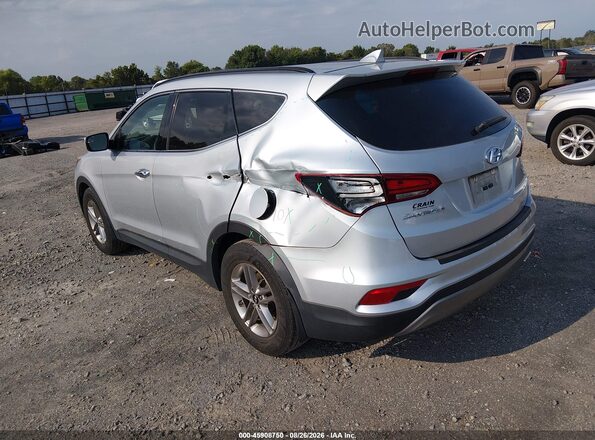 5XYZU3LB2JG515281 2018 HYUNDAI SANTA FE SPORT Silver Trasero izquierdo