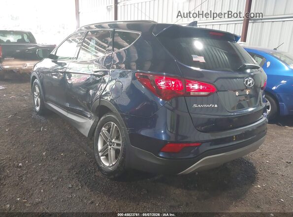 5XYZU3LB2JG520089 2018 HYUNDAI SANTA FE SPORT Синий Задняя левая четверть
