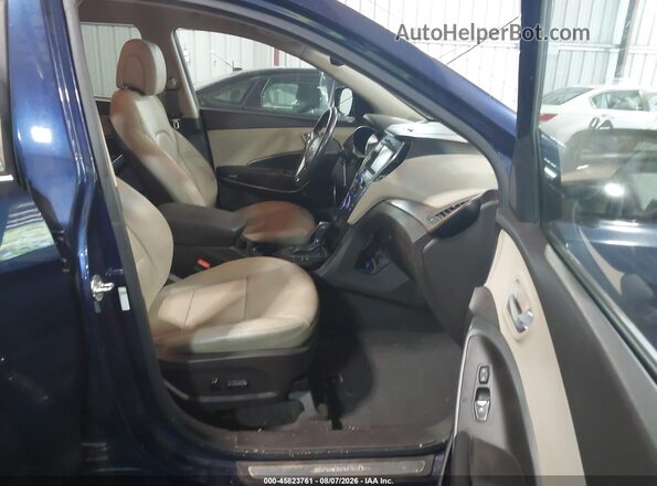 5XYZU3LB2JG520089 2018 HYUNDAI SANTA FE SPORT Синий Вид салона спереди