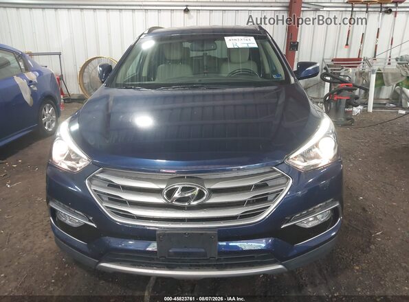 5XYZU3LB2JG520089 2018 HYUNDAI SANTA FE SPORT Синий Вид щитка приборов