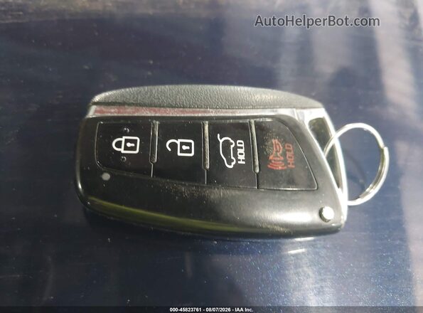 5XYZU3LB2JG520089 2018 HYUNDAI SANTA FE SPORT Синий Вид панели приборов