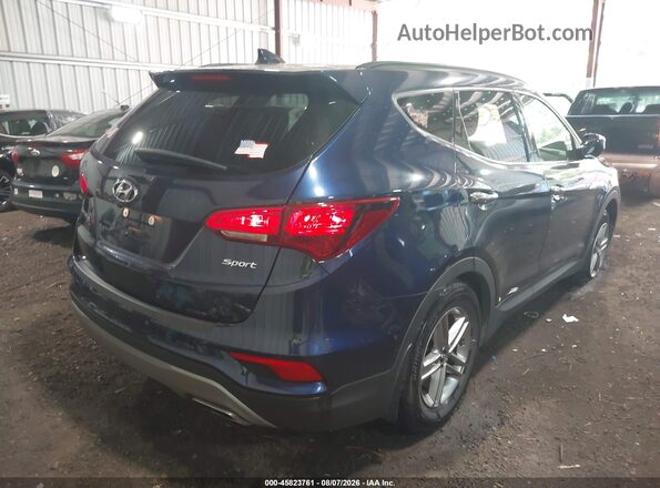 5XYZU3LB2JG520089 2018 HYUNDAI SANTA FE SPORT Синий Задняя правая четверть