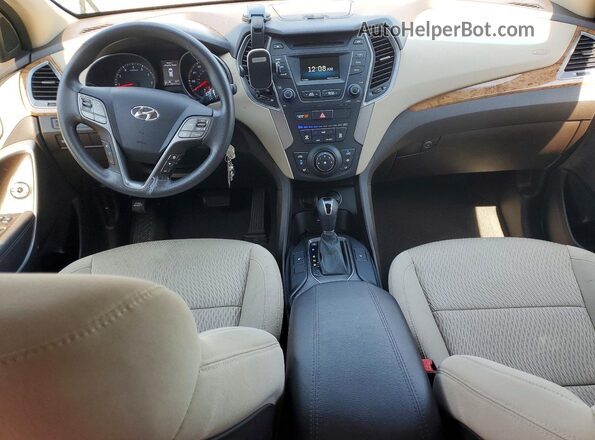 5XYZU3LB3GG309220 2016 HYUNDAI SANTA Gray Widok deski rozdzielczej