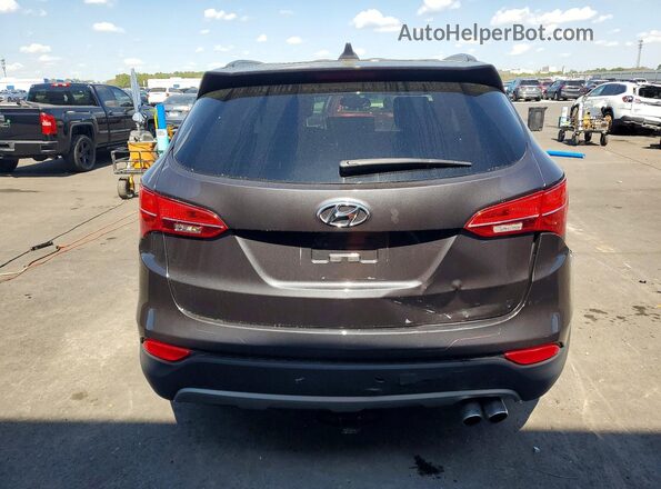 5XYZU3LB3GG309220 2016 HYUNDAI SANTA Gray Widok z tyłu