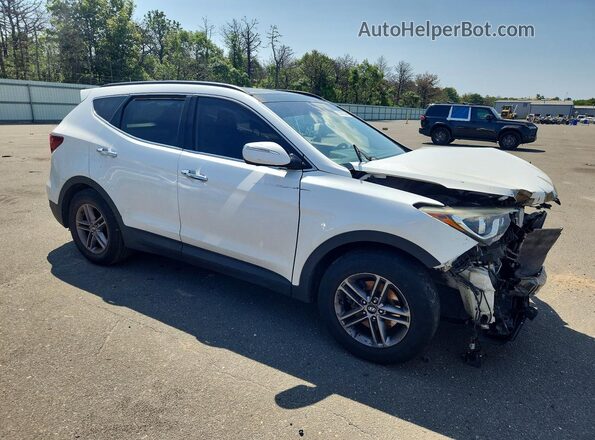 5XYZU3LB3HG387207 2017 HYUNDAI SANTA White Delantero derecho