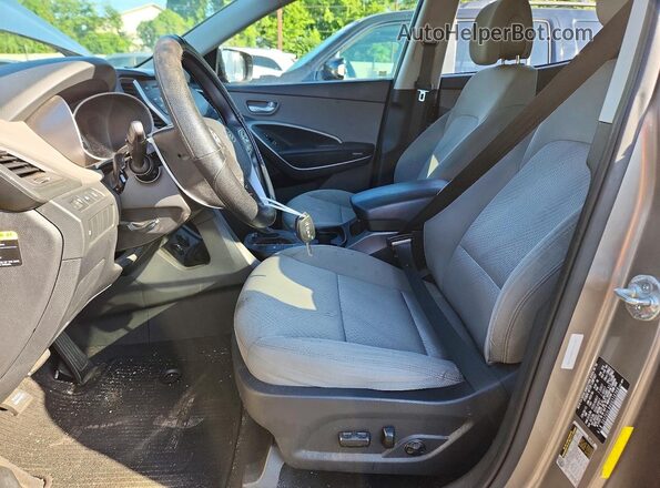 5XYZU3LB4GG316368 2016 HYUNDAI SANTA Gray Widok wnętrza z przodu